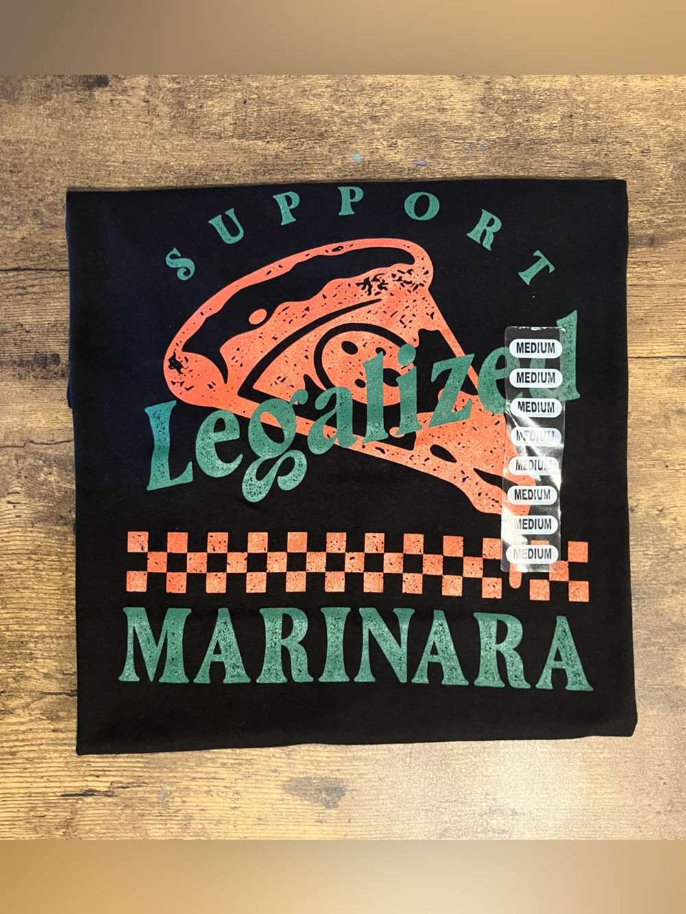 Support legalized marinara t-shirt